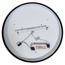 Plafon Zeus Preto Led 40w 50cm Efeito Estrelado BK31121-40W St1739-Starlux-Starlumen