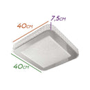 Plafon em Acrílico Borda Espelhada 40x40 Gemini ST1380-Starlumen-