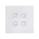 Plafon Moom 60x60cm Branco P/4 Dicróica e 4xE27 16620/60 BT ST1601