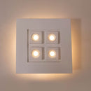 Plafon Moom 60x60cm Branco P/4 Dicróica e 4xE27 16620/60 BT ST1601