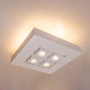 Plafon Moom 60x60cm Branco P/4 Dicróica e 4xE27 16620/60 BT ST1601