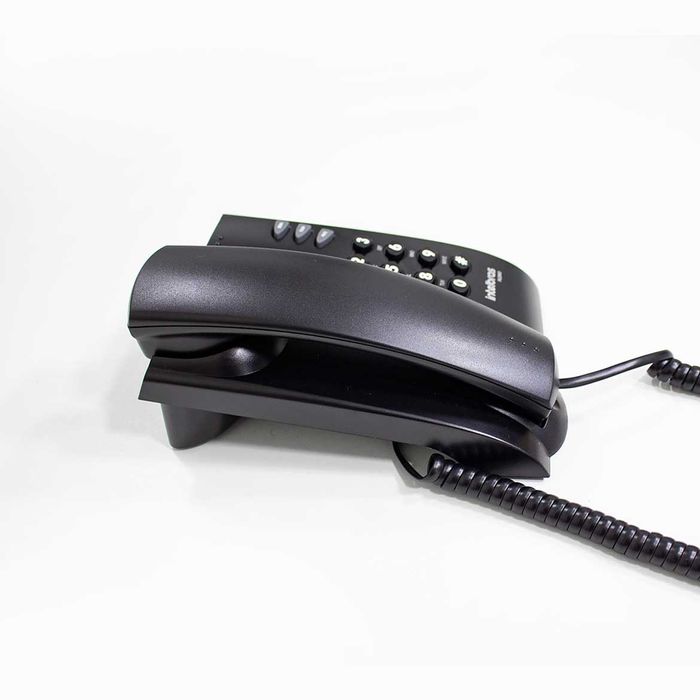 Telefone com fio Pleno Preto intelbrás ST722