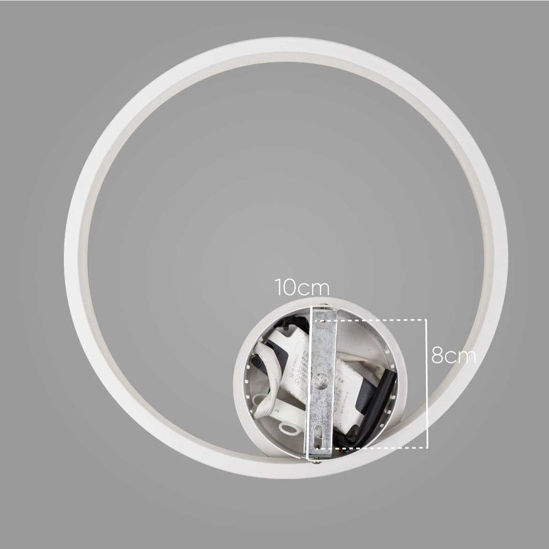 Arandela Quebec Branco LED Integrado 15W 3000K Quality QAR1436BR ST1894