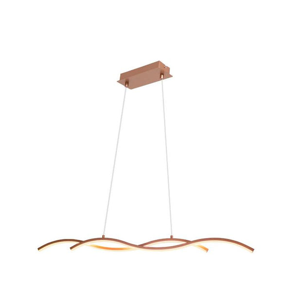 Pendente Twine LED Arcos Cobre 15W 3000K Quality QPD1339CO St1348