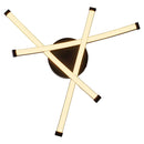 Plafon Drawn Moderno Hashtag Led Integrado 17w Alumínio QPL1369PT St1351