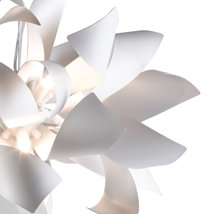 Pendente Atmo d 65cm  6xg9 127v / 220v Branco - RE001W - Bella Iluminação