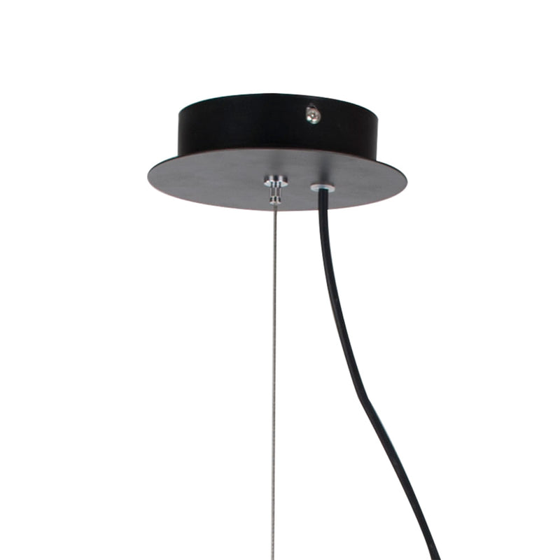 Pendente Neo Preto e Branco (c)86cm (l)60cm (a)32cm  12xg9 300w - RE017S - Bella Iluminação