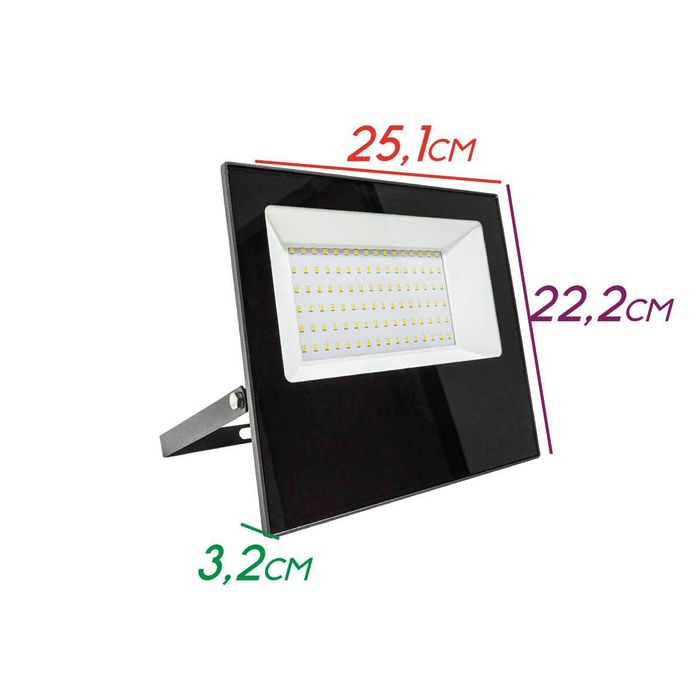 Refletor LED 100W 3000k Alta Potência Compacto ST1870