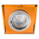 Spot Embutir Âmbar Foco Fixo Espelhado Bisote P/ Dicroica RG005A-AB St1745