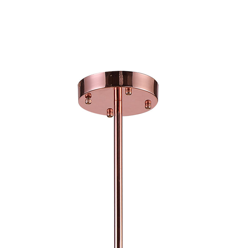 Pendente Leblon Rose Gold (d)60cm (a)118cm  5xe27 200w - RM001R - Bella Iluminação