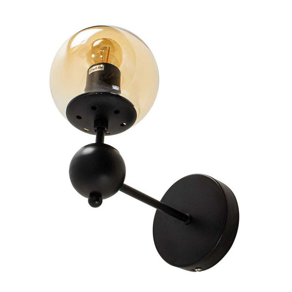 Arandela Orbe Preto e Champagne RM005B Bella Iluminação St2217