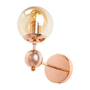 Arandela Orbe Cobre e Dourado RM005R Bella Iluminação St2217