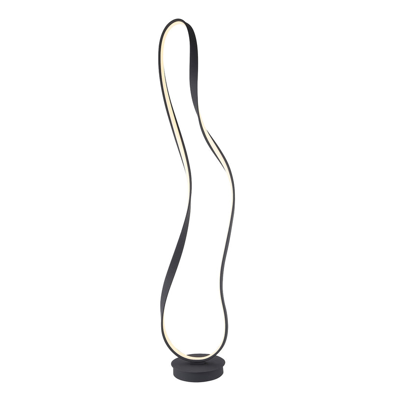 Coluna Flow Preto (c)32cm (l)23cm (a)148cm  1x35w 3000k 1800lm - SB005 - Bella Iluminação