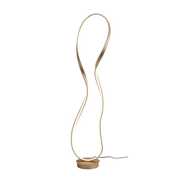 Coluna Flow Dourado (c)32cm (l)23cm (a)148cm  1x35w 3000k 1570lm - SB005G - Bella Iluminação