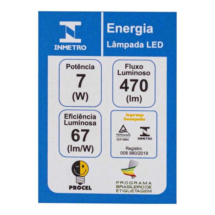 Lâmpada LED MR16 2700k SE-130.562 Save Energy ST2367