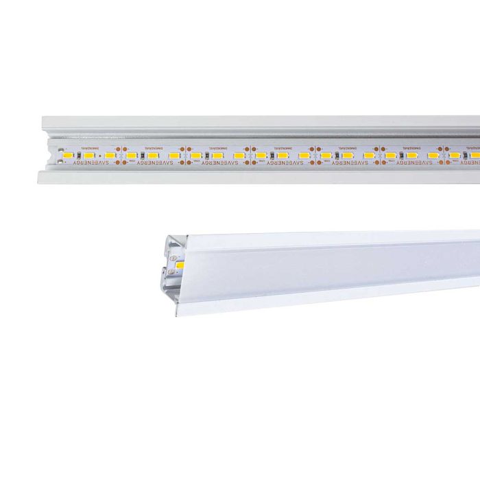 Perfil Embutir 1m + Fita LED 25W + Fonte Save Energy SE-255.1815 ST2031