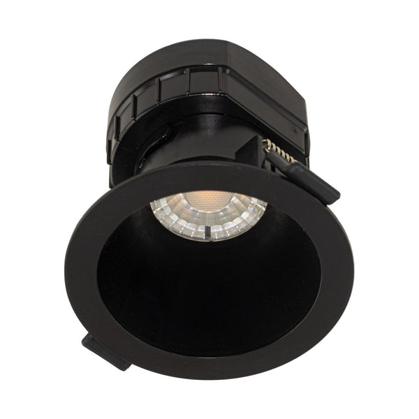 Spot Embutir Redondo Preto LED 8W Downlight Save Energy ST2741