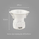 Spot Redondo Embutir LED 8W Branco Neutro Downlight SE 360.2234 ST2733