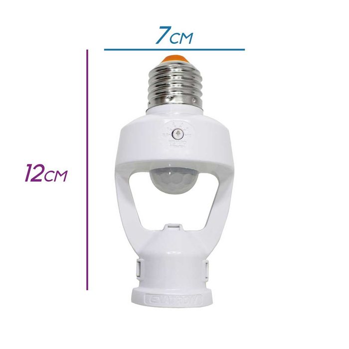 Sensor Presença Soquete E27 Bivolt Função Rele SPT0E27 St317