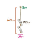 Pendente Petit Poa 6x Globos Bella Iluminação SQ004 ST2238