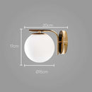 Arandela Petit Poa French Gold Bella SQ005 ST2218