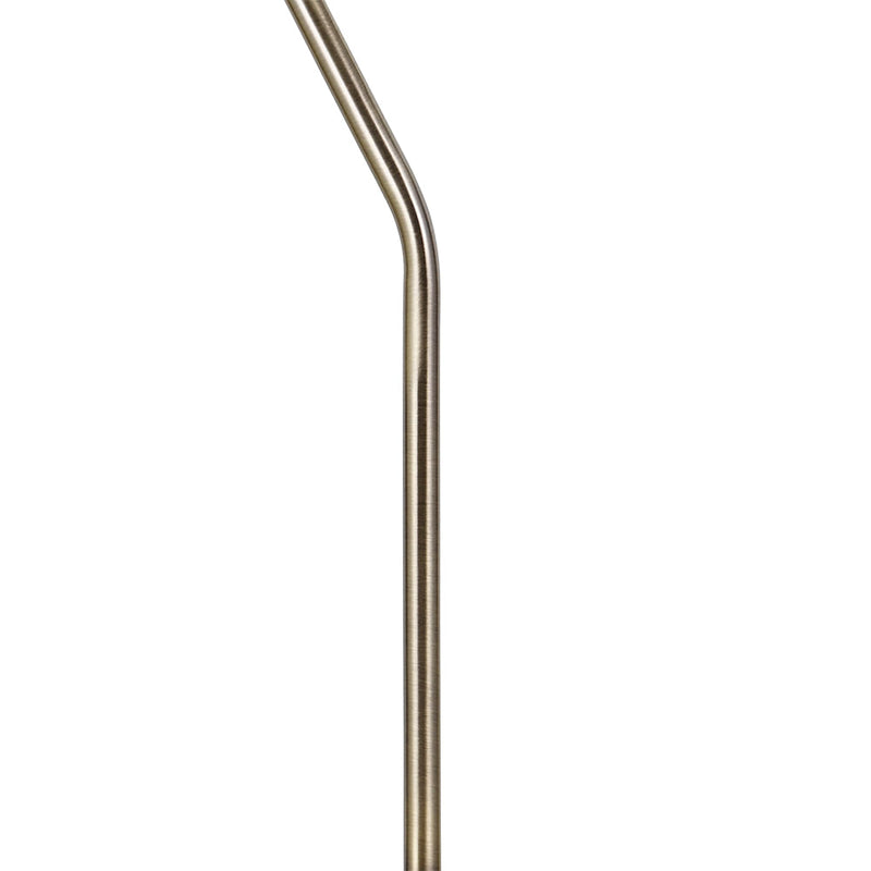 Abajur Viva Dourado e Branco (d)17cm (a)49cm  1xe27 Bolinha 5w - SQ007 - Bella Iluminação