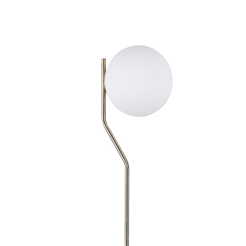 Coluna Viva Dourado e Branco (d)25cm (a)160cm  1xe27 Bolinha 5w - SQ008 - Bella Iluminação