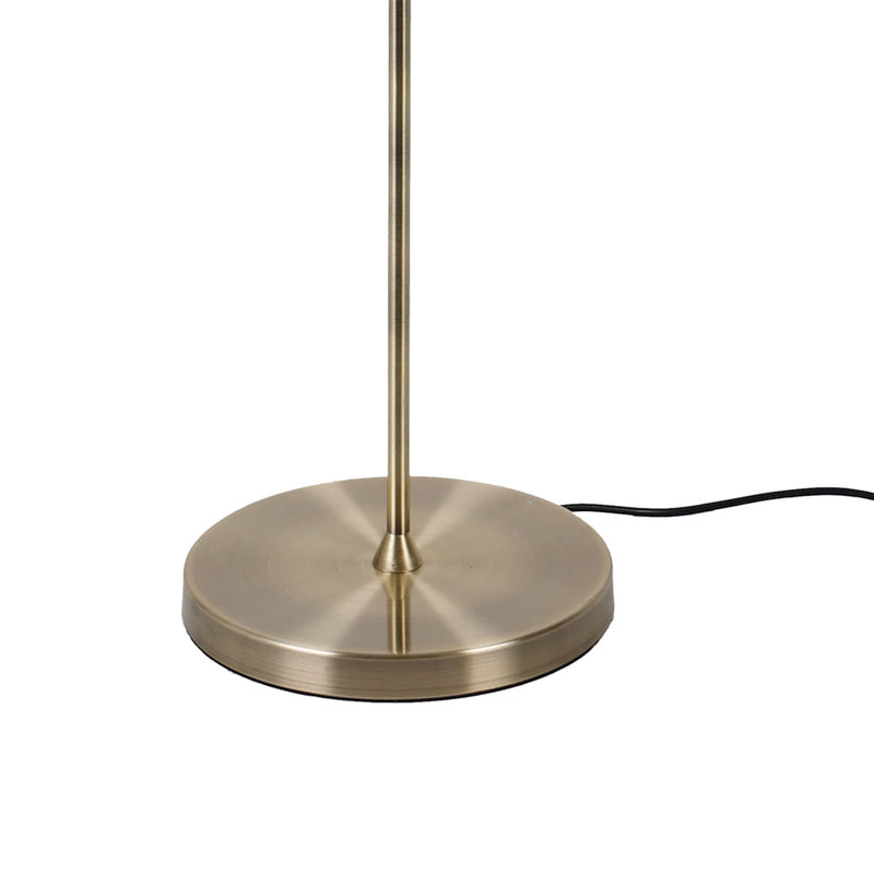 Coluna Viva Dourado e Branco (d)25cm (a)160cm  1xe27 Bolinha 5w - SQ008 - Bella Iluminação