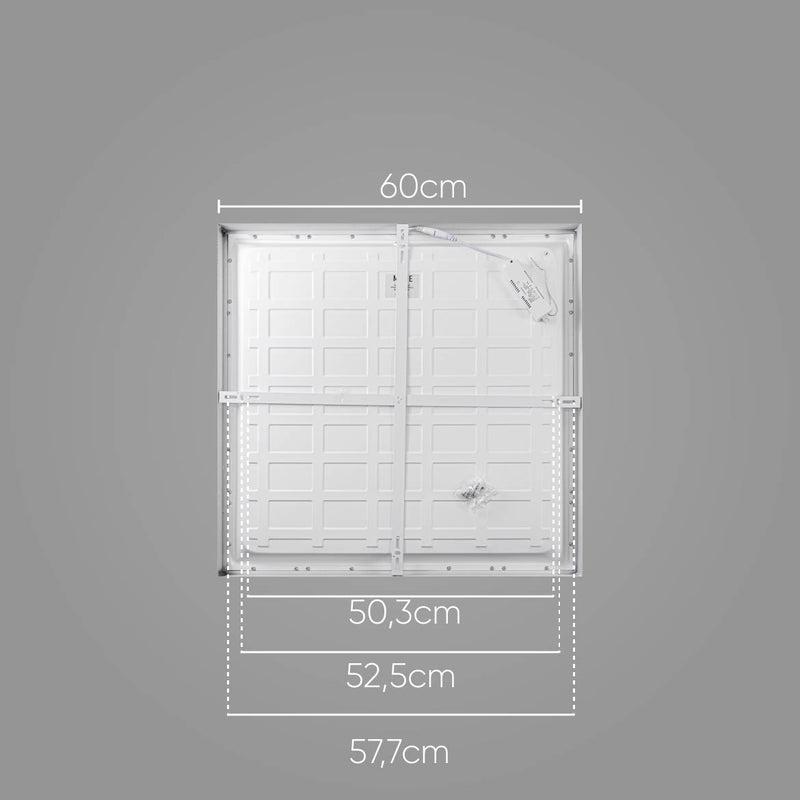 Plafon Painel LED Sobrepor Quadrado 48W 60x60cm ST2682