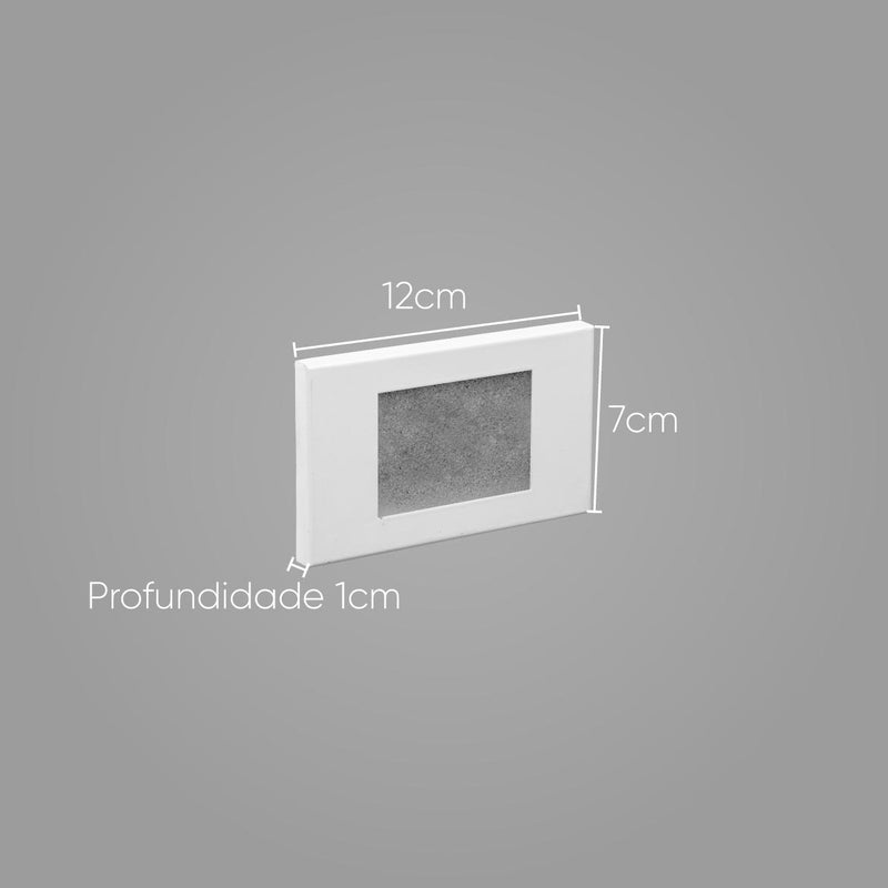 Luminária De Parede Balizador Branco Embutir Cx 4x2 Escada St1314