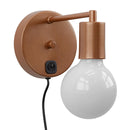 Arandela Cabeceira Parede Quarto Moderna Cobre P/e27 St2684