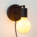 Arandela Cabeceira Parede Quarto Moderna Marrom P/e27 St2684