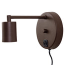 Arandela Cabeceira Parede Quarto Moderna Marrom P/e27 St2684