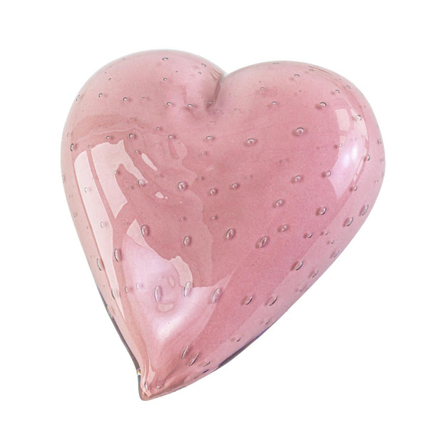 Adorno de Coração em Murano Rosa Candy 213_86.1 ST2702