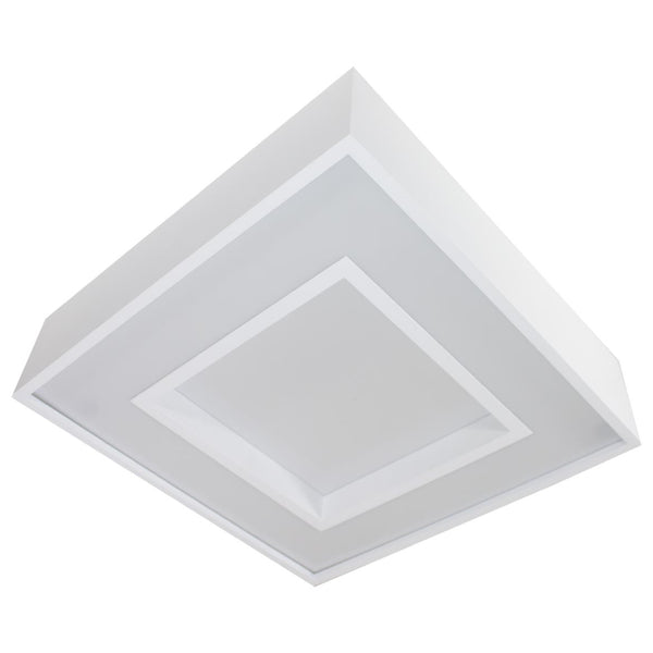 Plafon Sobrepor Quadrado Cherry Branco 45x45 4 E27 St4540/45BT