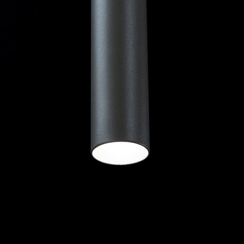 Pendente Tubo Cilindro Cinza em Alumínio para LED MR11 ST642