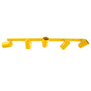 Trilho 1 Metro 5 Spots Orientável P/ Bulbo ou PAR20 Amarelo 3000/5 ST959-Starlumen-Starlumen