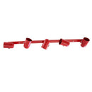 Trilho 1 Metro 5 Spots Orientável P/ Bulbo ou PAR20 Vermelho 3000/5 ST959-Starlumen-Starlumen