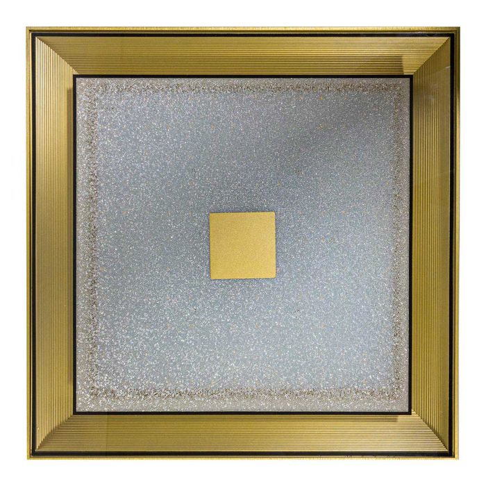 Plafon Zeus Ouro LED 26W 53cm Efeito Estrelado C/ Cristais SU30959-26W ST1749