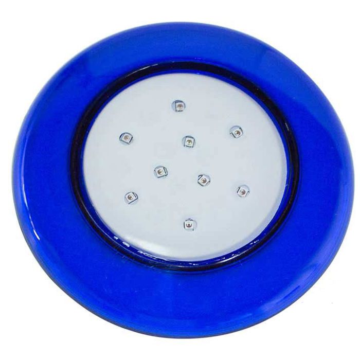 Luminária Piscina LED RGB 9W Ø125mm Azul 50025 St777