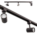 Spot Alumínio Preto Para Trilho Eletrificado Starlux ZTL016BK Para MR16 ST2285-Starlux-Starlumen