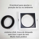 Spot Branco com Preto Para Embutir Bella Recuado Conecta Ar111 Ns7111P St972-Bella Iluminação-Starlumen