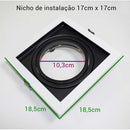 Spot Branco com Preto Para Embutir Bella Recuado Conecta Ar111 Ns7111P St972-Bella Iluminação-Starlumen