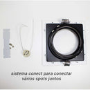 Spot Branco com Preto Para Embutir Bella Recuado Conecta Ar111 Ns7111P St972-Bella Iluminação-Starlumen