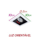 Spot Click De Embutir P/ Dicroica Mr16 Save Energy St2016-Save Energy-Starlumen