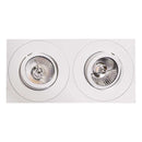 Spot Duplo Embutir Orientável Sistema Click Gu10 Ar70 IL0191 St1911-Interlight-Starlumen