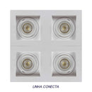 Spot Embutir Conecta ABS Branco para MR16 DL146DIC Bella ST2348-Bella Iluminação-Starlumen