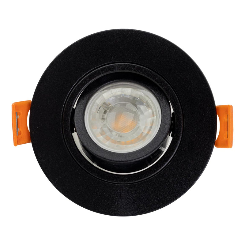 Spot Embutir Conecta ABS Preto para GU10 MR11 DL152MDW Bella ST2747-Bella Iluminação-Starlumen