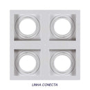 Spot Embutir Conecta ABS para AR70 Branco DL146AR70 Bella ST2341-Bella Iluminação-Starlumen