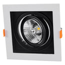 Spot Embutir Conecta ABS para AR70 Branco e Preto DL146AR70 Bella ST2341-Bella Iluminação-Starlumen